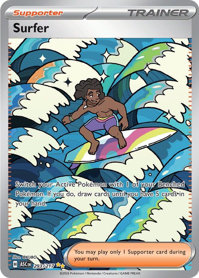 Ascended Heroes Surfer Pokémon card